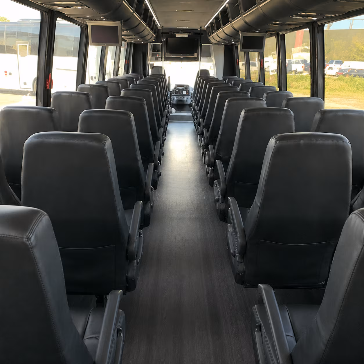 minibuses and sprinter vans for high desert construction and job site groups
