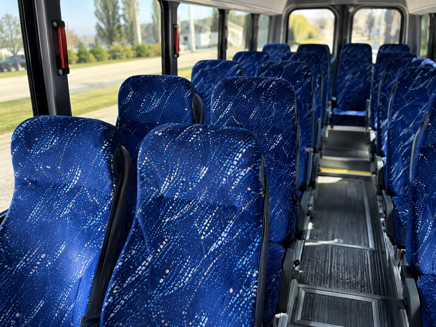 victorville 15 passenger minibus inside