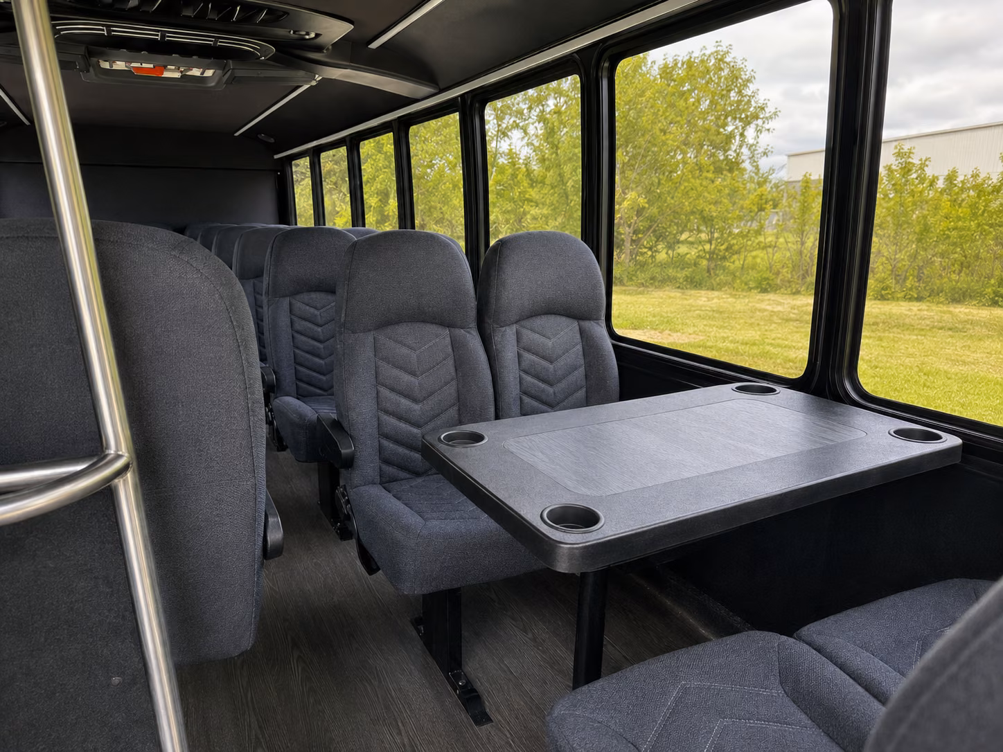 victorville 18 passenger minibus inside