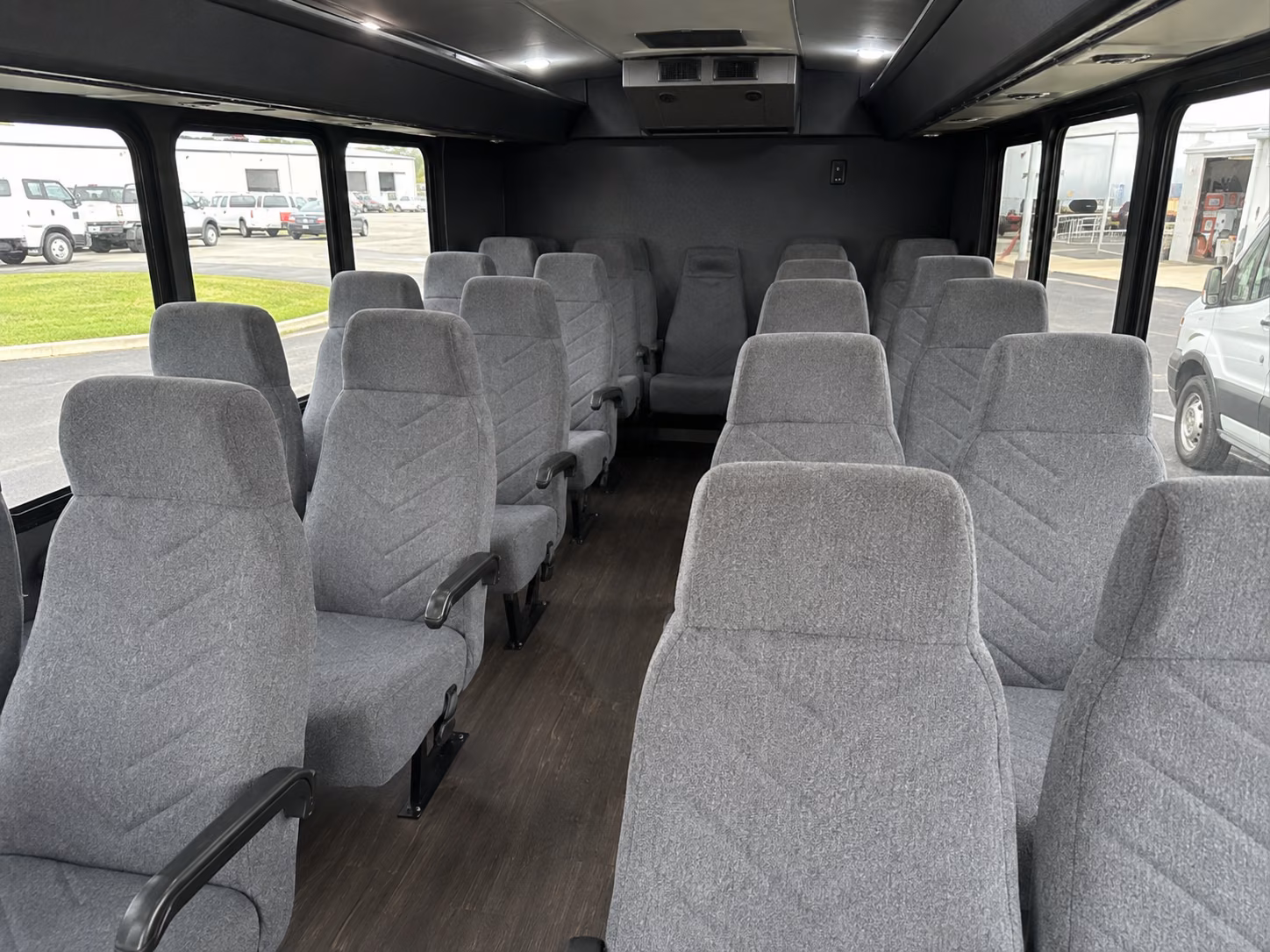 victorville 18 passenger minibus interior