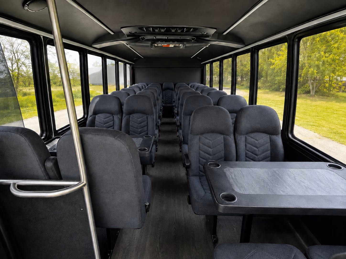 victorville 20 passenger minibus inside