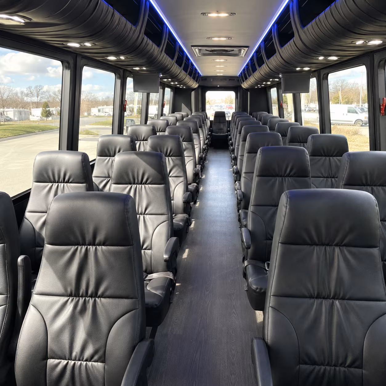 victorville 30 passenger minibus inside