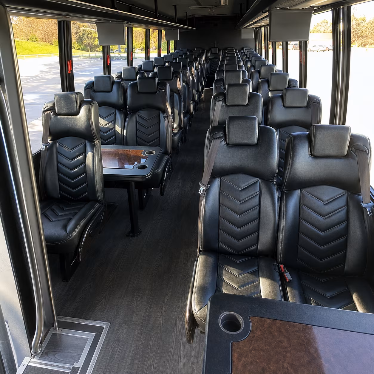 victorville 35 passenger minibus inside