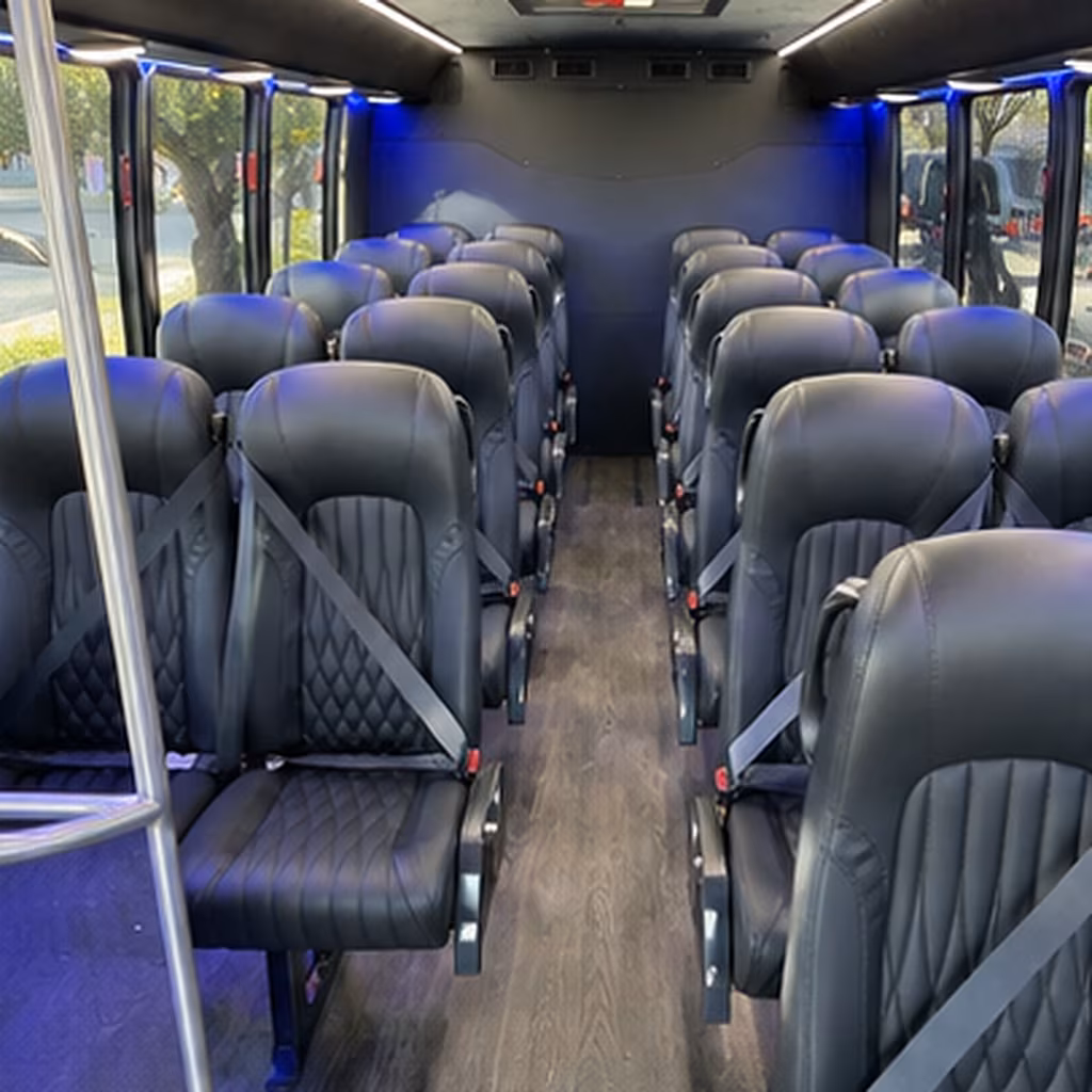 victorville corporate event transportation onboard seating