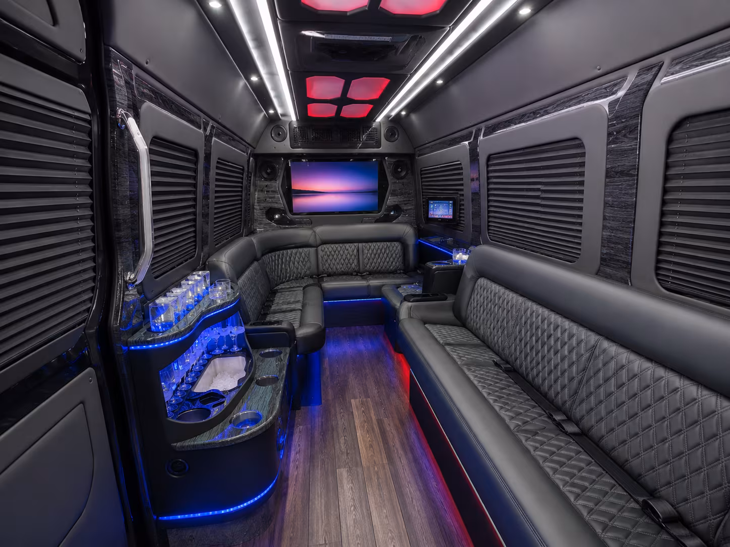 victorville sprinter limousine inside