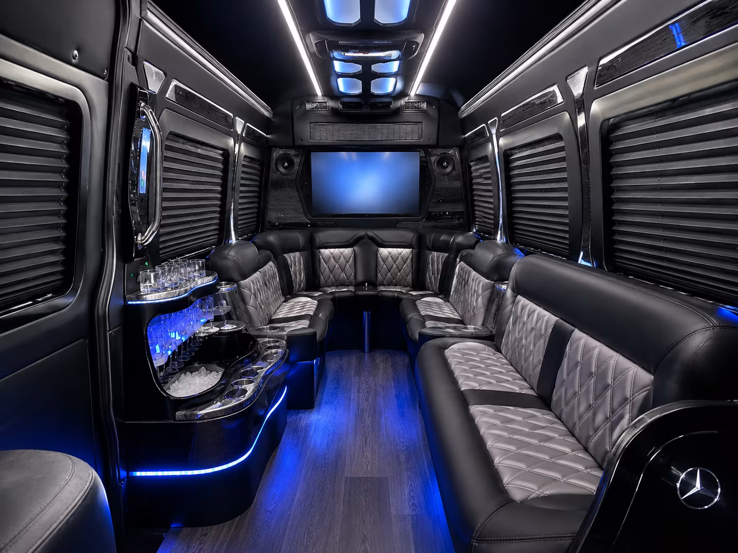 victorville sprinter limousine interior